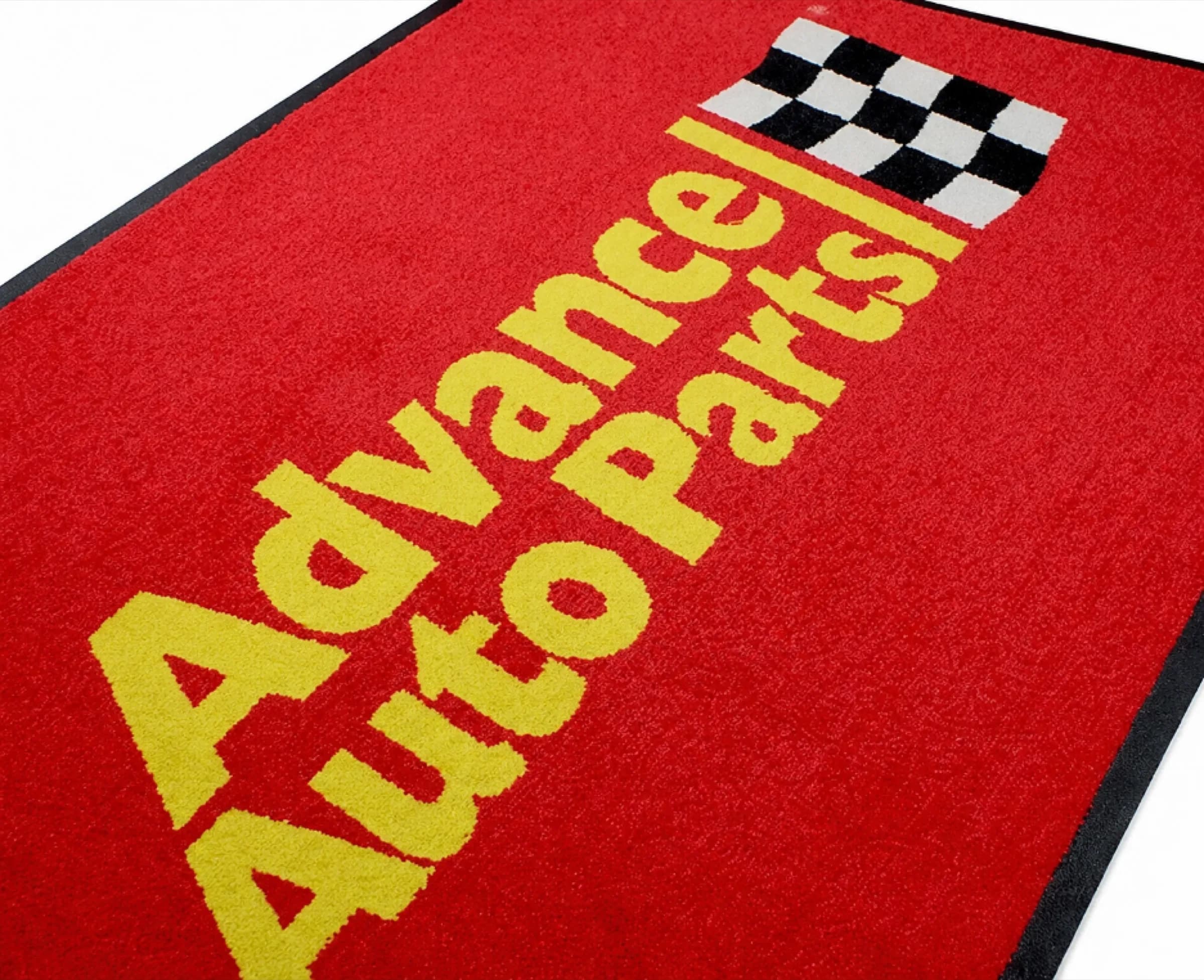 Close-up of Classic Logo Mat printed detail
