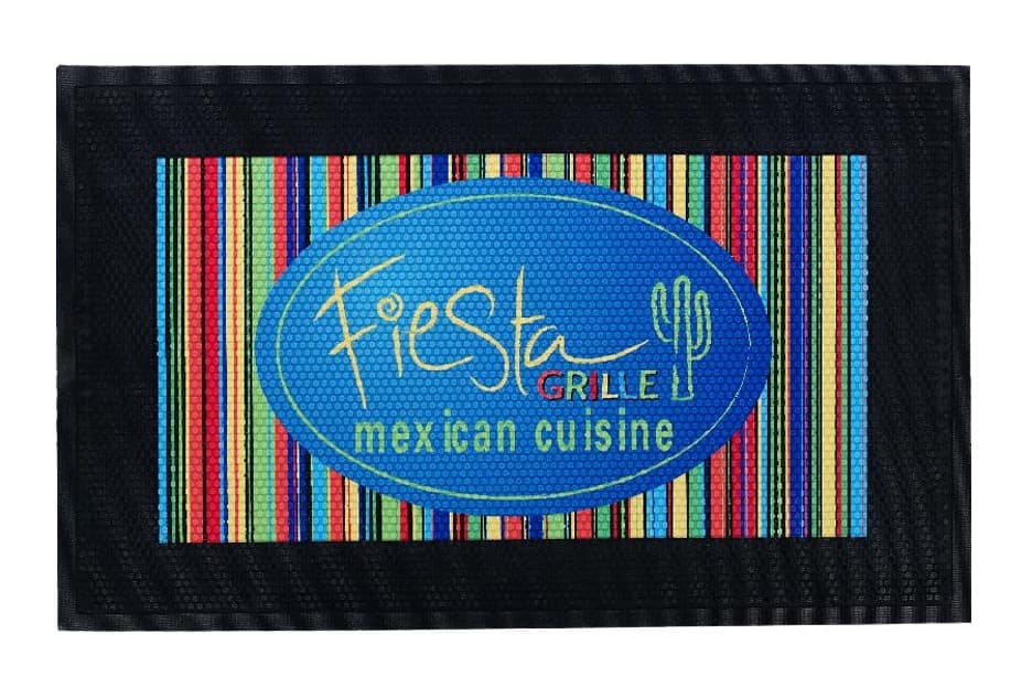 Outdoor Scraper Logo Mat isolated product view