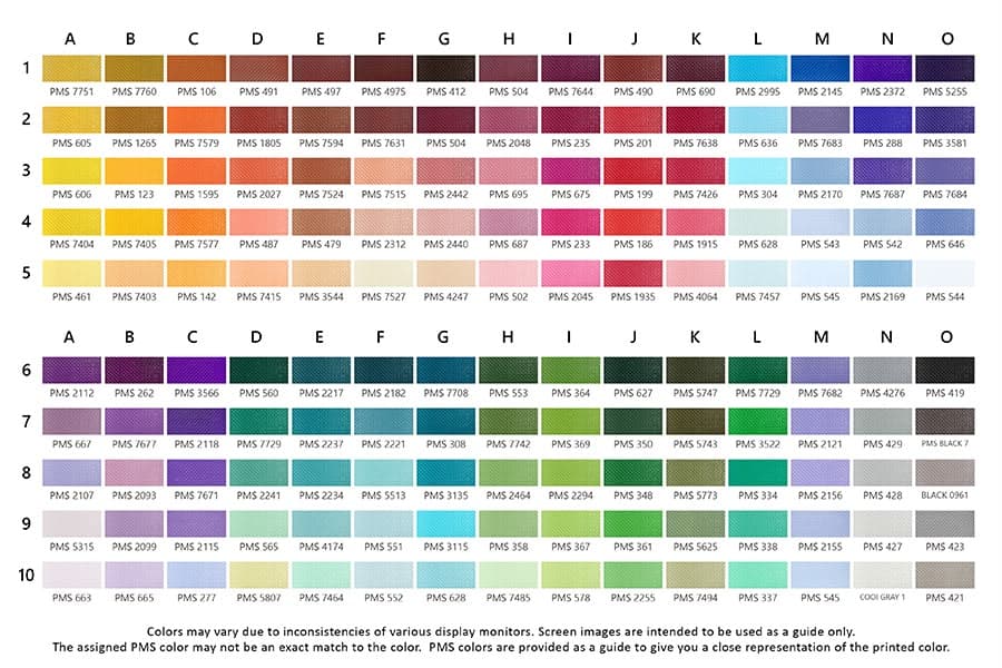 Performance Logo Anti-Fatigue Mat color swatches