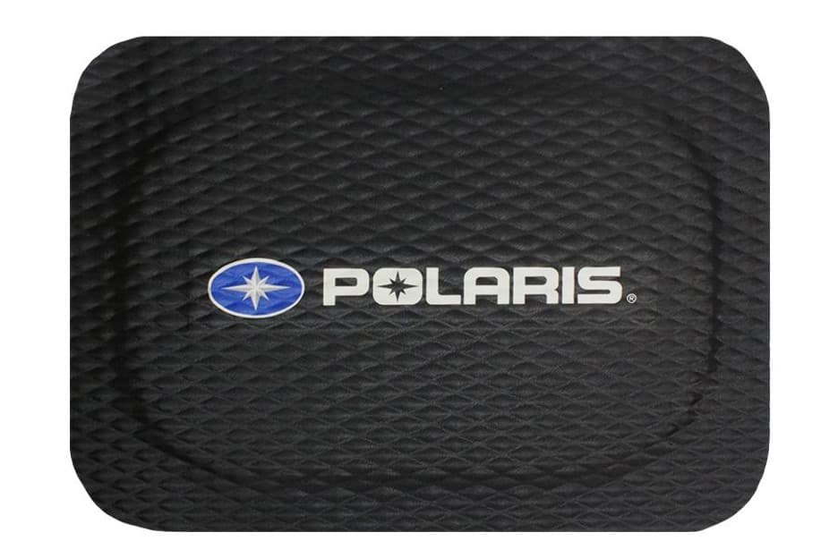 Performance Logo Anti-Fatigue Mat isolated product view with Polaris artwork