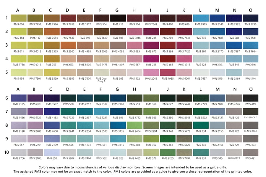 Premium Logo Anti-fatigue Runner Mat color swatches
