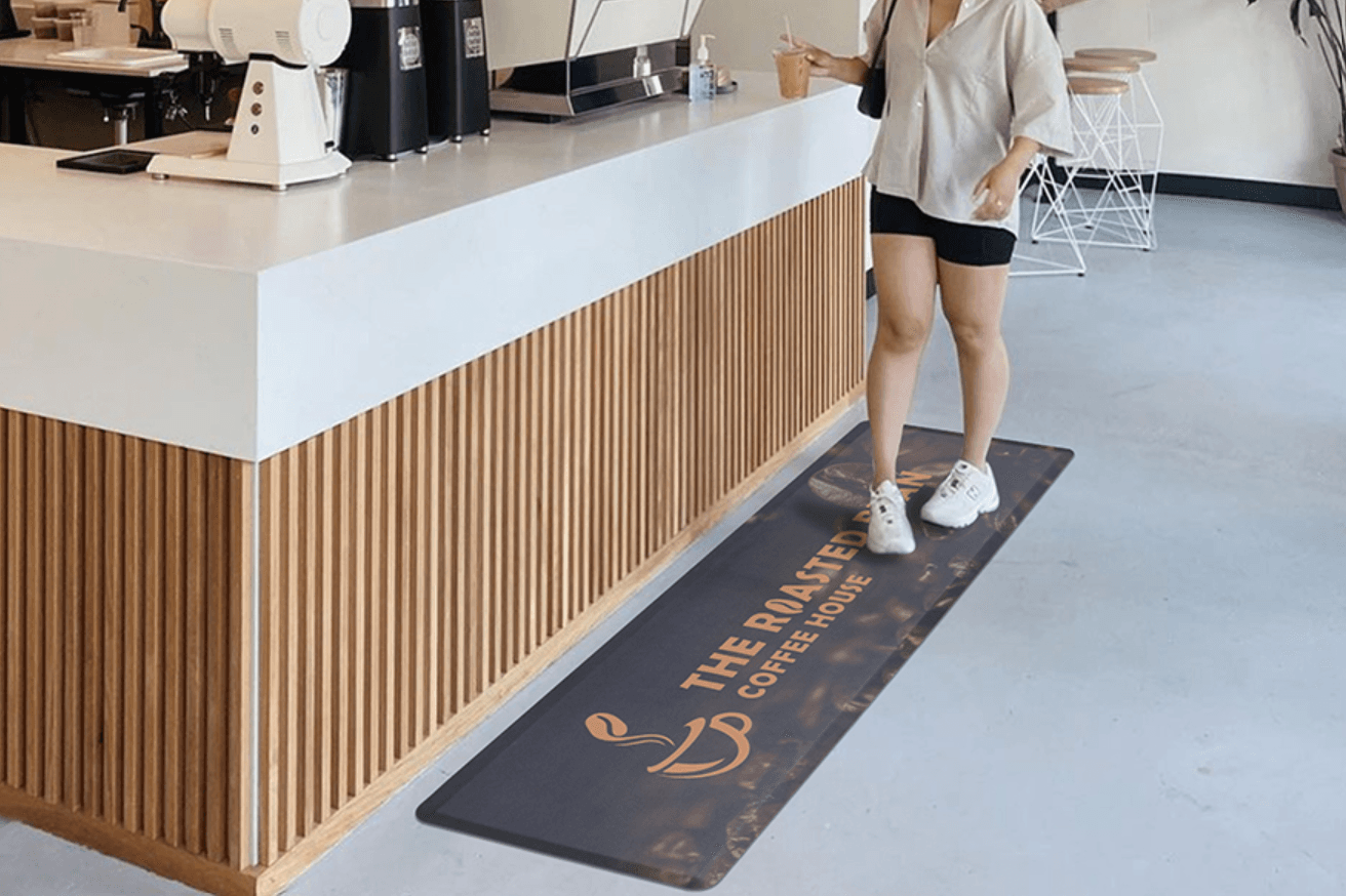 Premium Logo Anti-fatigue Runner Mat isolated product view