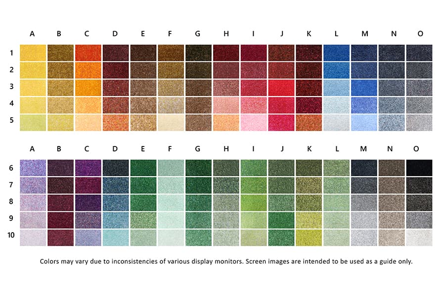 Signature HD Indoor Logo Mat color swatches