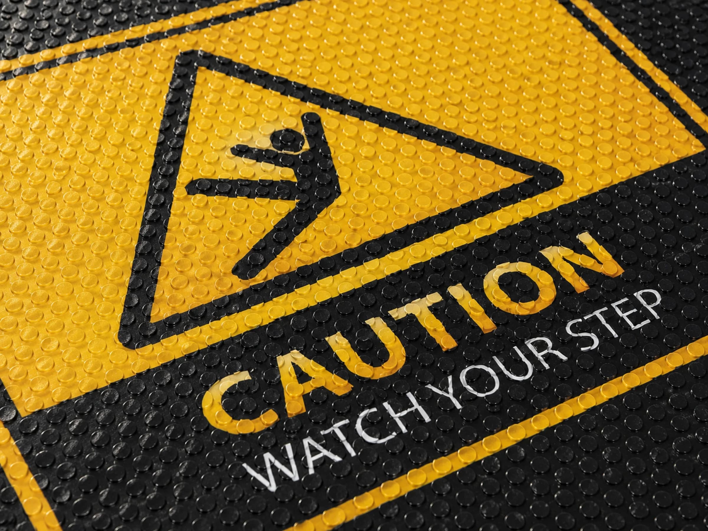 ToughScrape Message Mat viewed from above