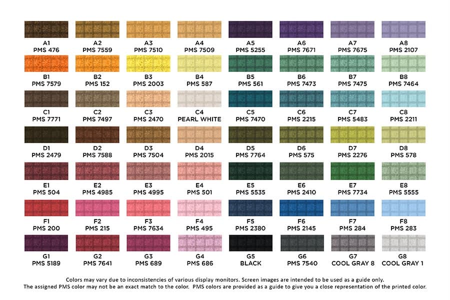 WaterHog HD Logo Mat color swatches