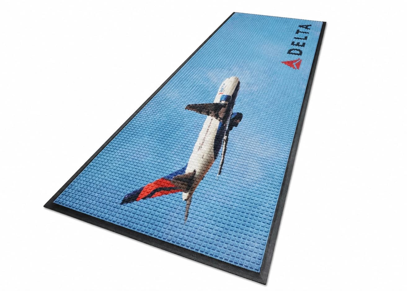 WaterHog HD Runner Logo Mat viewed from above