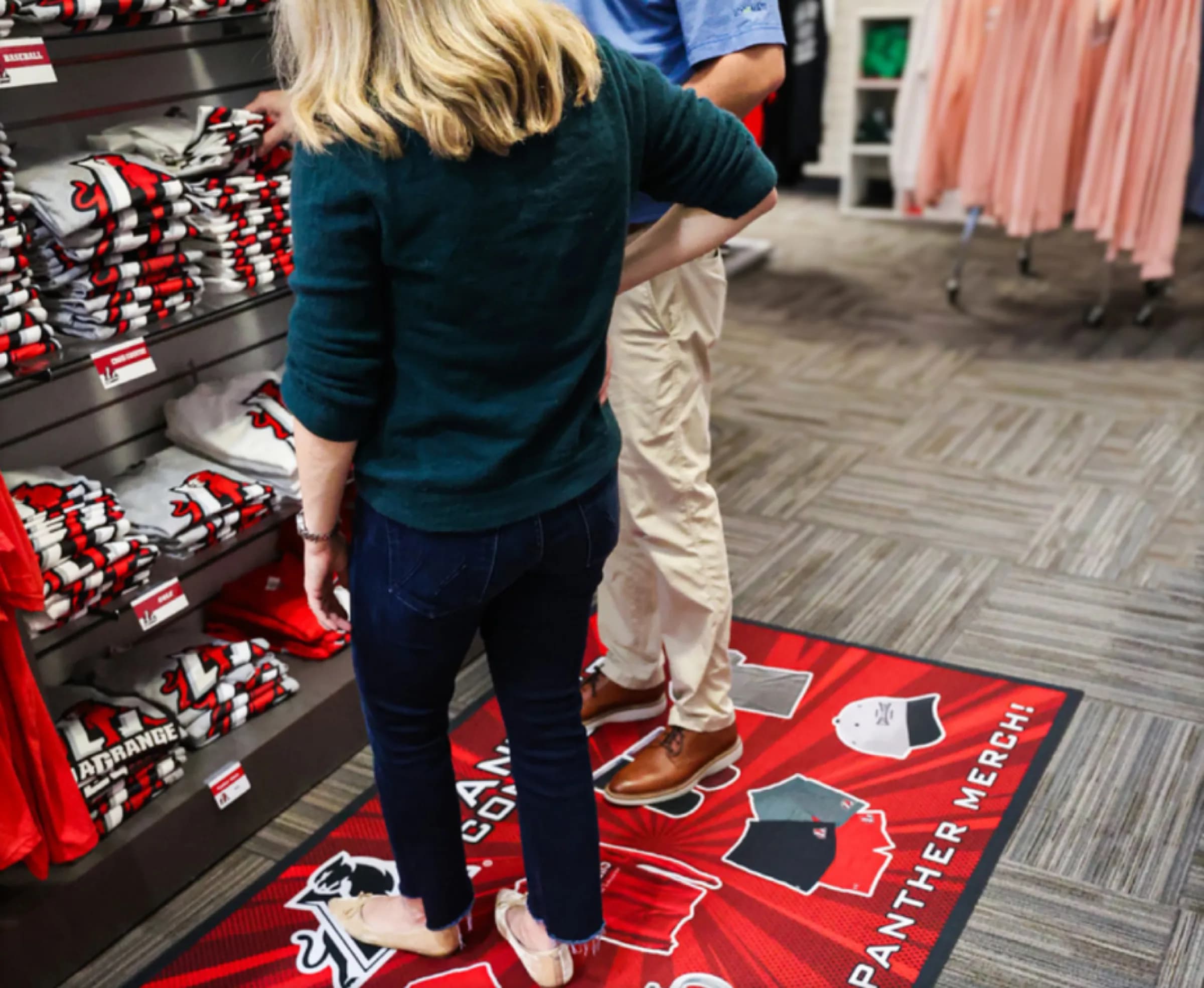 POP Promo Mat, a custom printed promotional floor mat
